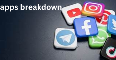social media apps breakdown